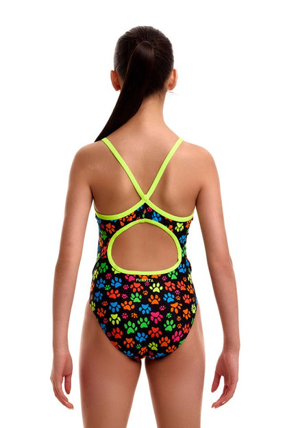 Funkita - Girl's Diamond Back One Piece - Pawsome