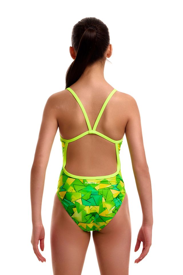 Funkita - Girls Swimsuit - Single Strap - One Piece - Try Tonic
