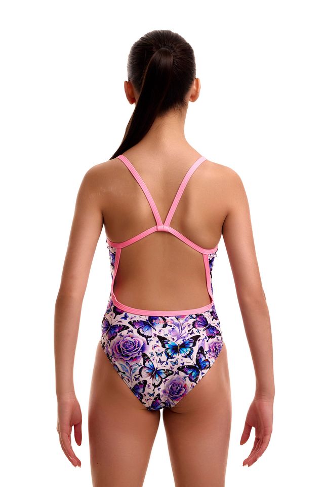 Funkita - Girls Swimsuit - Single Strap - One Piece - Wings To Fly