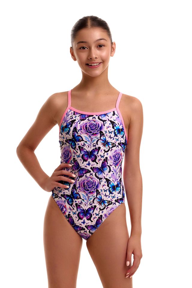 Funkita - Girls Swimsuit - Single Strap - One Piece - Wings To Fly