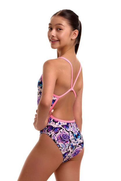 Funkita - Girls Swimsuit - Single Strap - One Piece - Wings To Fly