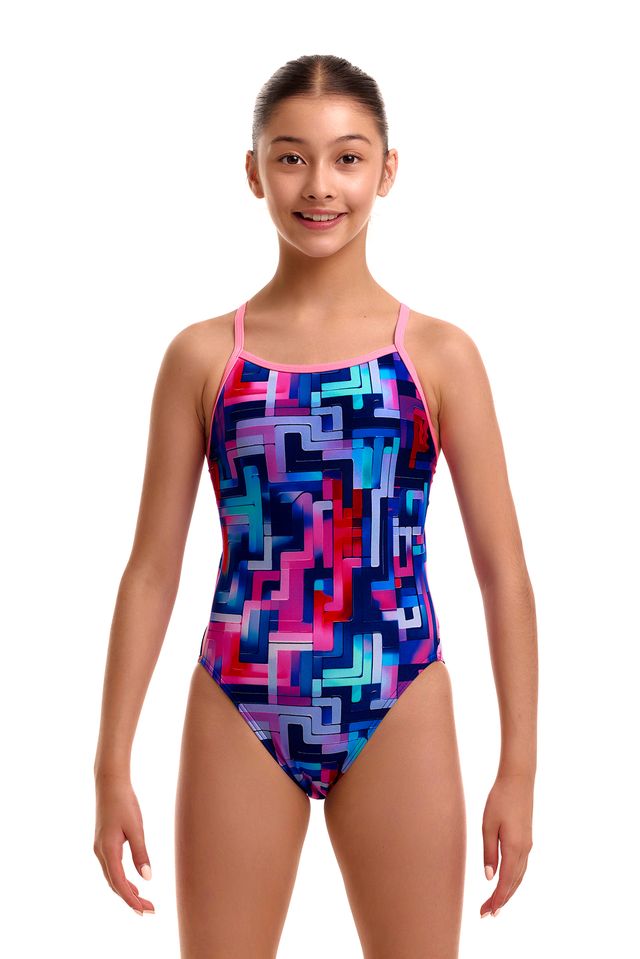 Funkita - Girls Swimsuit - Single Strap - One Piece - You Tubey