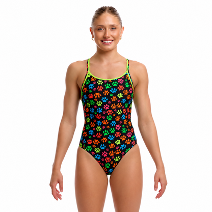 Funkita - Ladie's Diamond Back One Piece - Pawsome