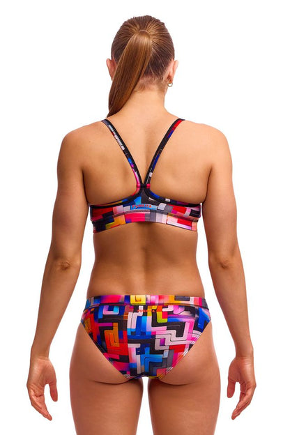 Funkita - Ladies - Swim Crop Top - Putty Rules