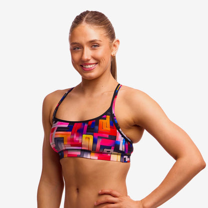 Funkita - Ladies - Swim Crop Top - Putty Rules