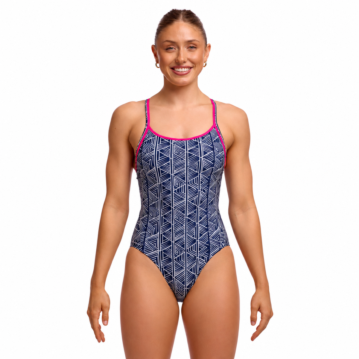 Funkita - Ladies Diamond Back One Piece - Stickler