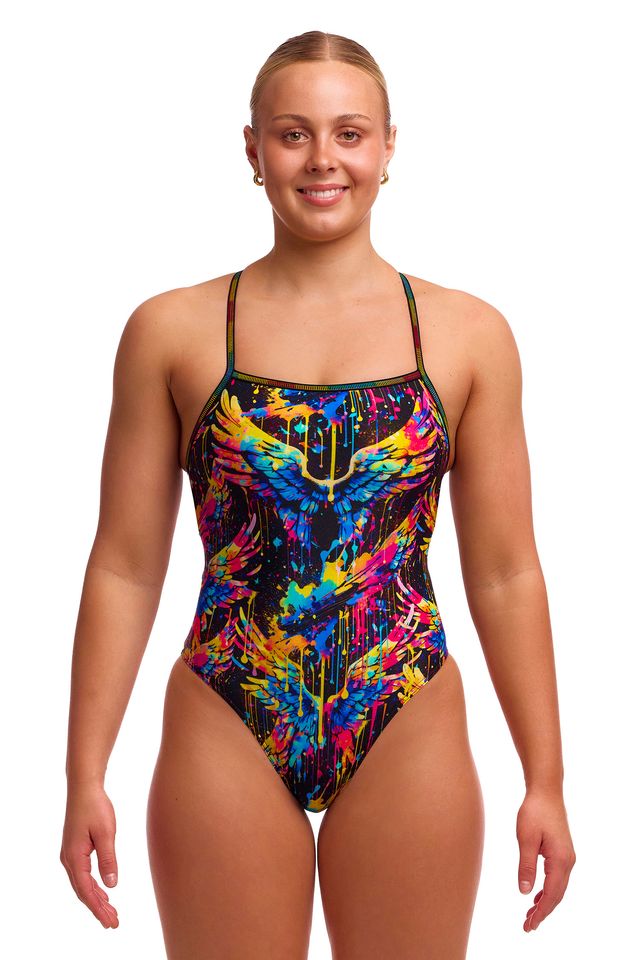 Funkita - Womens Swimsuit - Strapped In - One Piece - Killer Cupid