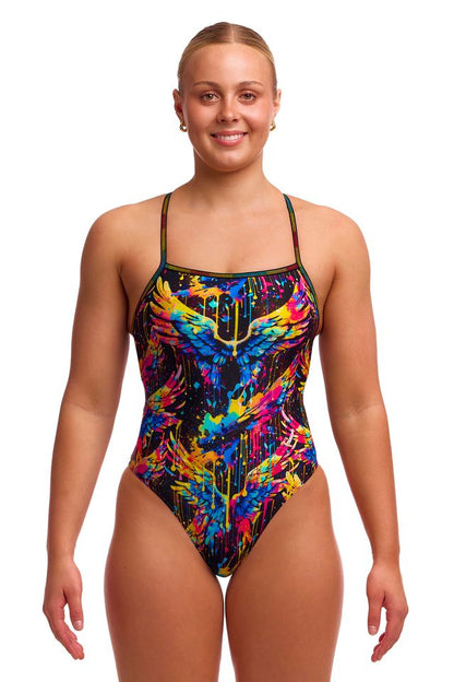 Funkita - Womens Swimsuit - Strapped In - One Piece - Killer Cupid