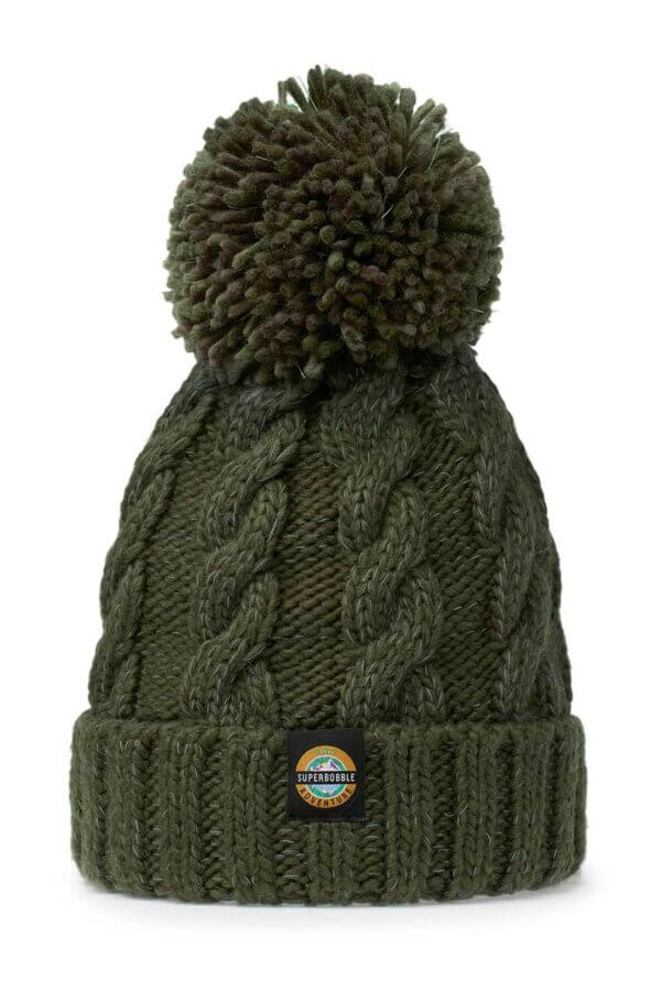 Swimzi - Hat - Cable Super Bobble Hat - Greenland
