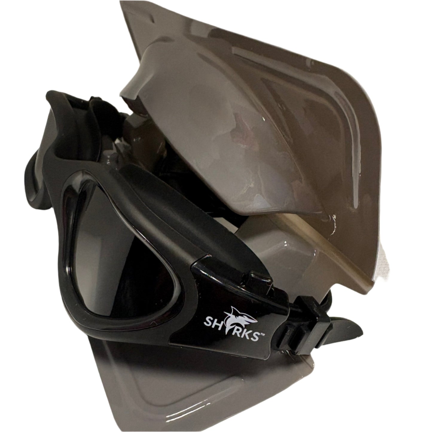 SHARKS - Goggles - Open Water Goggles - Black/Tinted