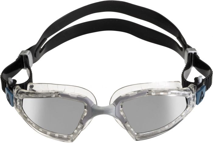 Aquasphere - Kayenne Pro - Swim Goggles - Clear and Black - Iridescent Mirrored Lens 