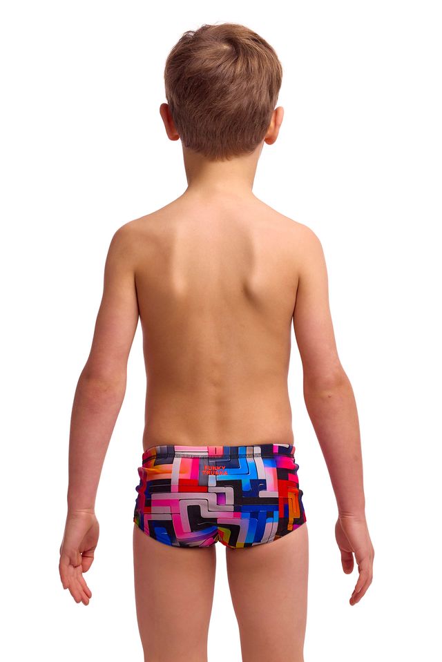 FUKY TRUNKS - Toddler Boy's Printed Trunks - Putty Rules