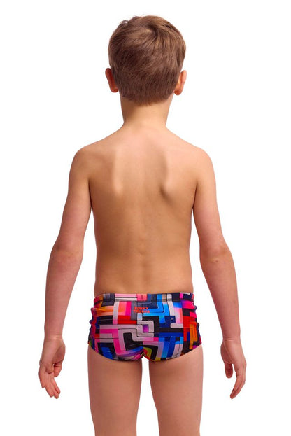 FUKY TRUNKS - Toddler Boy's Printed Trunks - Putty Rules