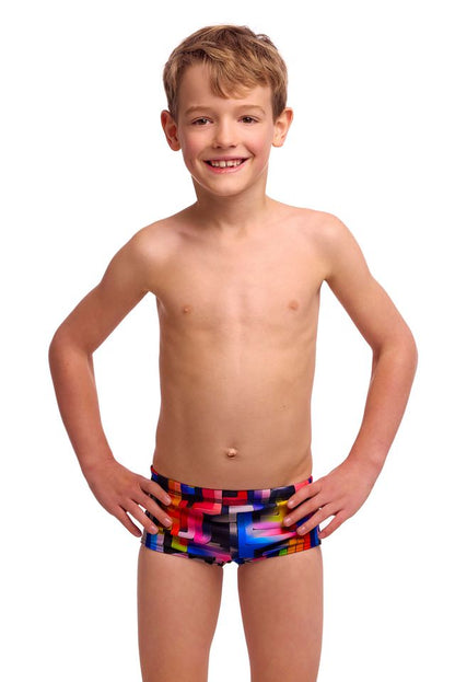 FUKY TRUNKS - Toddler Boy's Printed Trunks - Putty Rules
