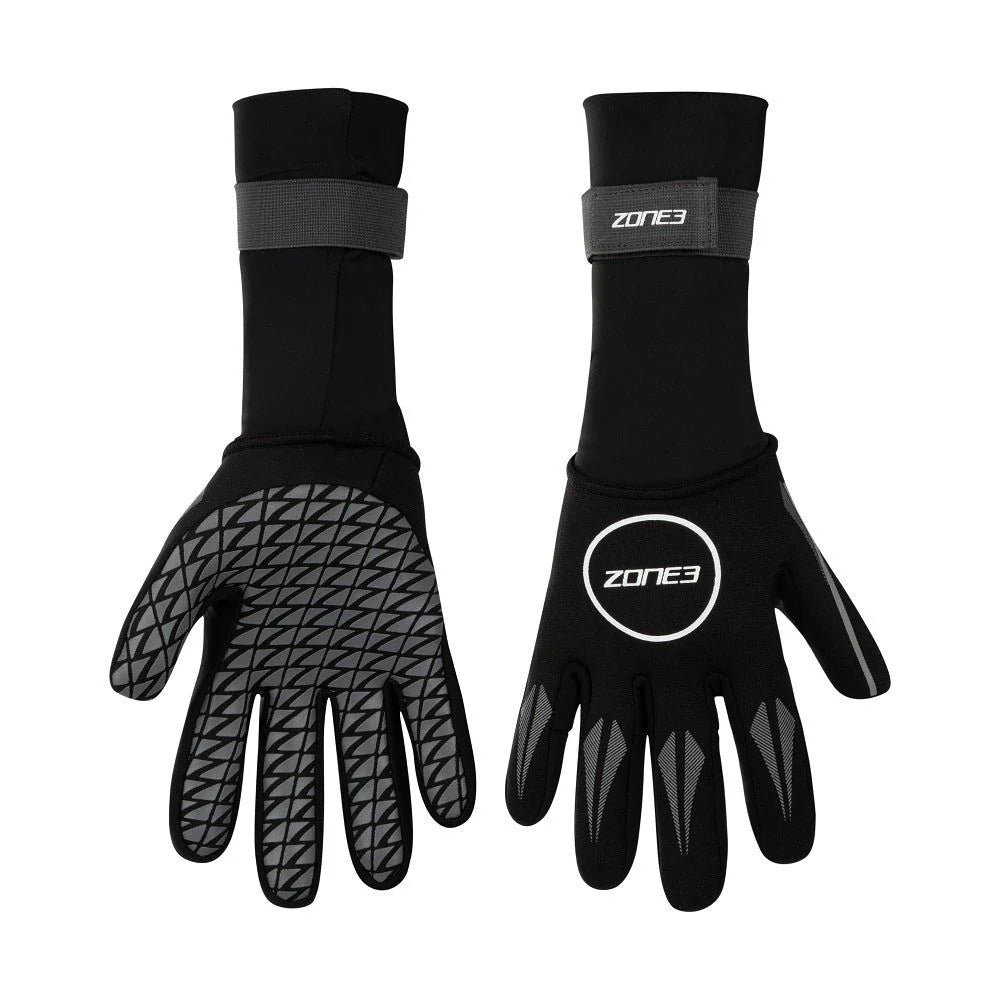 Zone 3 - Unisex - Neoprene Gloves  - Black/Silver