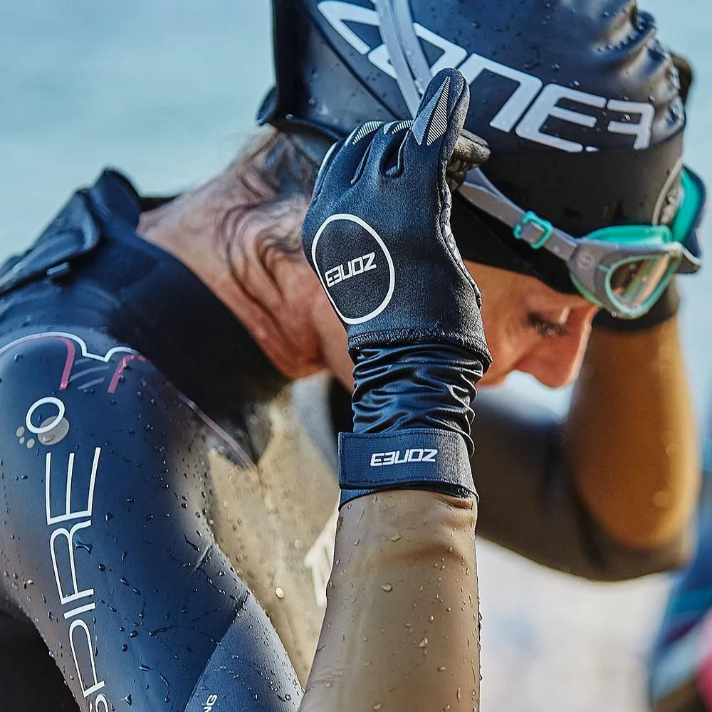 Zone 3 - Unisex - Neoprene Gloves  - Black/Silver