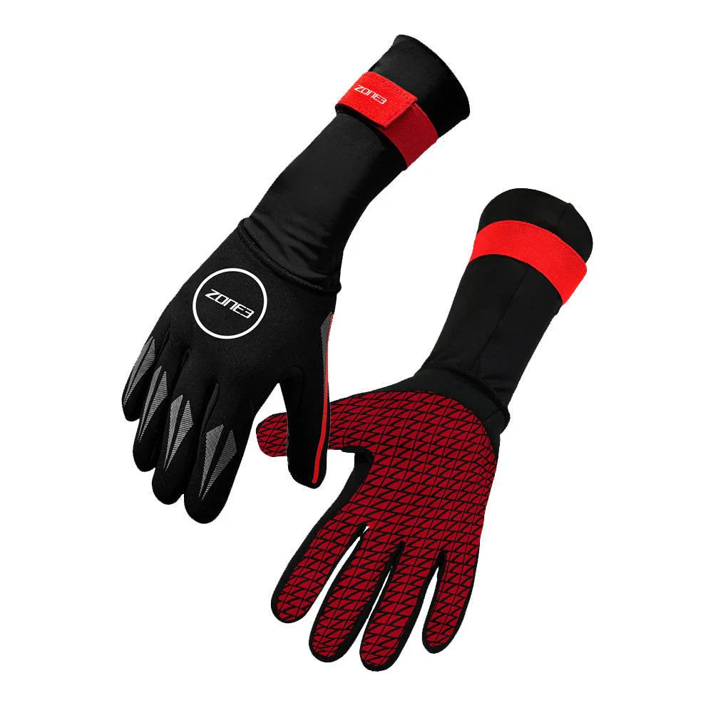Zone 3 - Unisex - Neoprene Gloves - Black/Red
