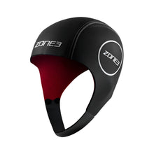 Zone 3  - Unisex - Neoprene Heat Tech Swim Cap  - Black/White