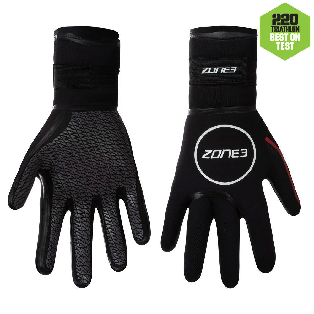 Zone 3 - Unisex - Neoprene Heat Tech Gloves  - Black/Silver
