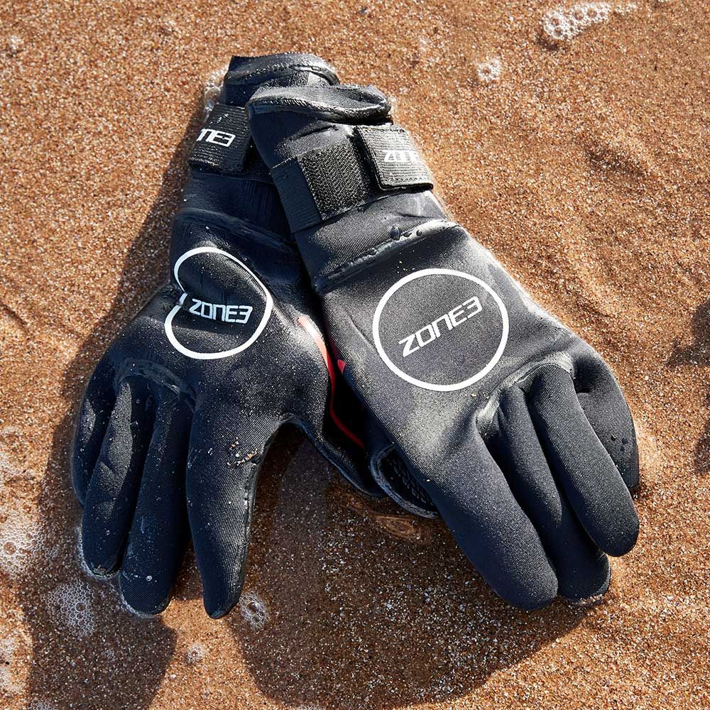 Zone 3 - Unisex - Neoprene Heat Tech Gloves  - Black/Silver
