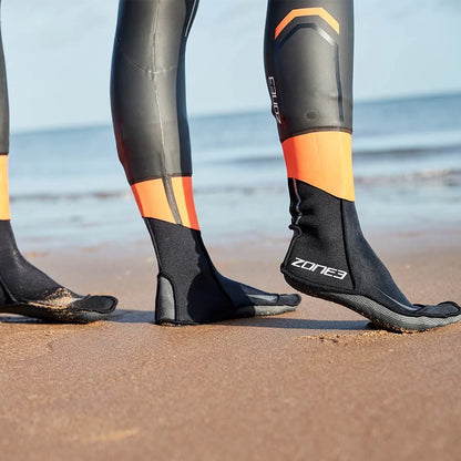 Zone 3 - Unisex - Neoprene Swim Sock - Black/Silver