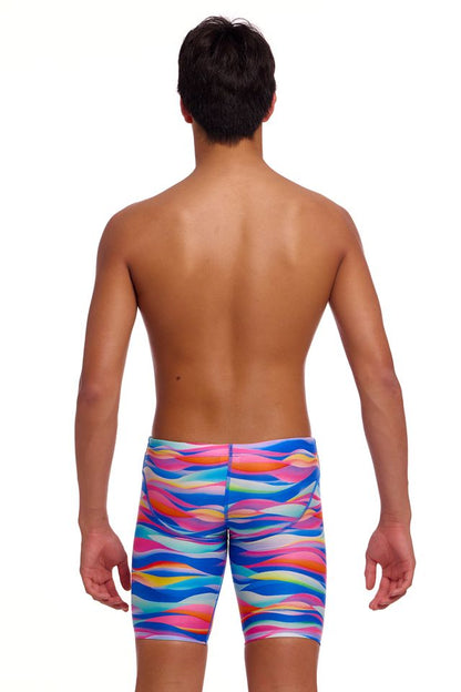 FUNKY TRUNKS -  Boy's Training Jammers - Royal Wave