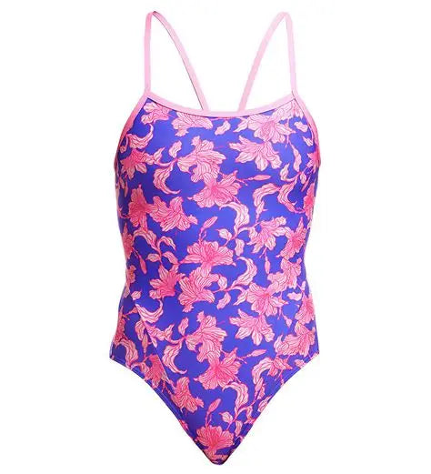Funkita - Ladies Swimsuit - single strap - One Piece - perfect petal 