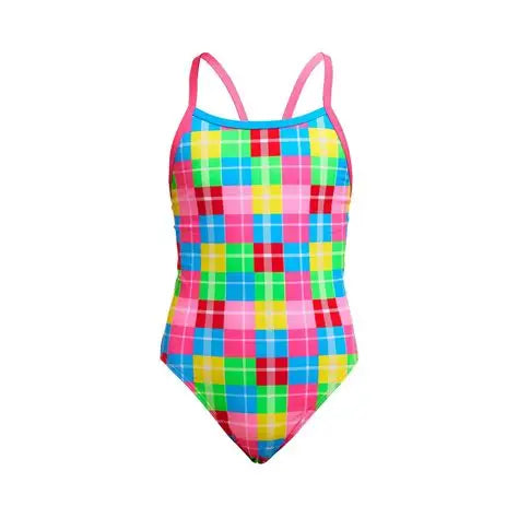Funkita - Girls Swimsuit - Single Strap - One Piece - party patch