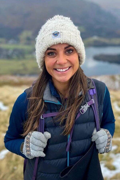 Swimzi - Hat - Super Bobble Hat - Oatmeal Cable