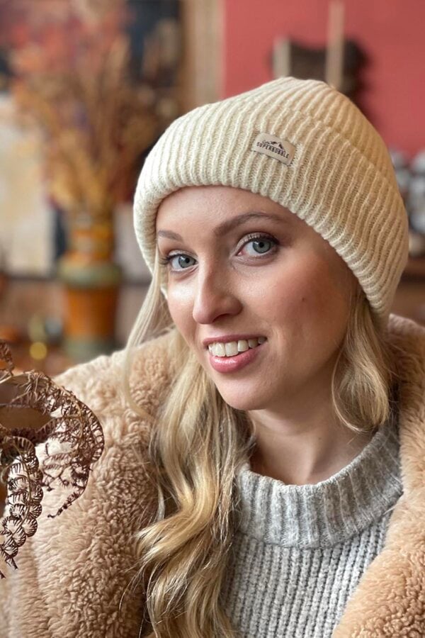 Swimzi - Hat -  Ladies Fashion Beanie Hat - Pebble