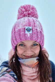 Swimzi - Hat -Gradient Super Bobble Hat - Rose Pinks