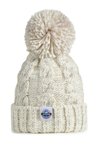 Swimzi - Hat - Super Bobble Hat - Oatmeal Cable