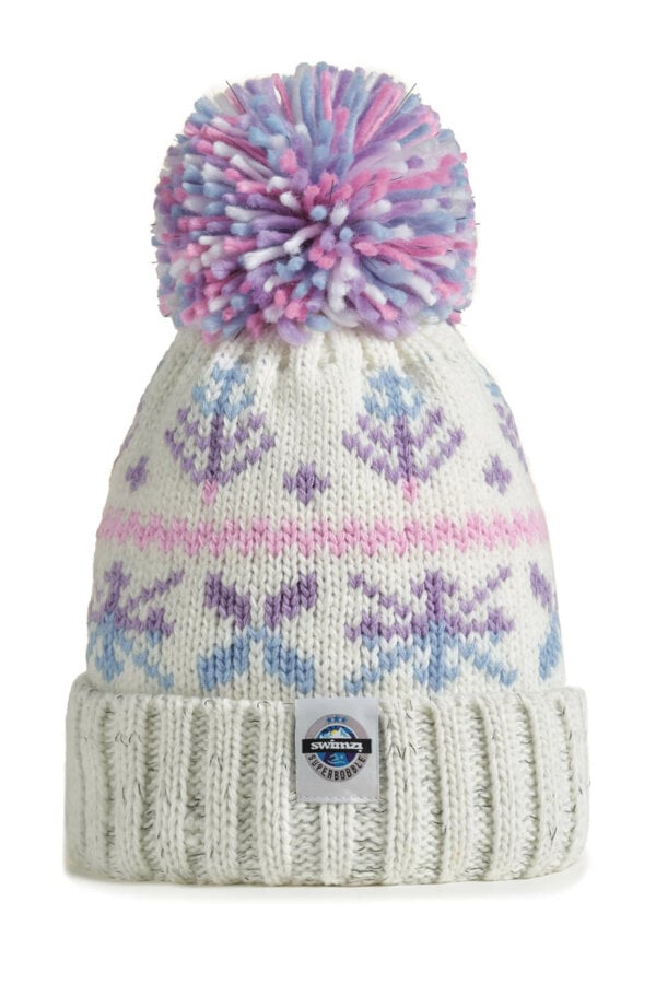 Swimzi - Hat - Nordic Super Bobble Hat - Pastel Ice Crystal