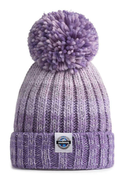 Swimzi - Hat -Gradient Reflective Super Bobble Hat - Lavender