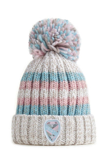 Swimzi - Hat - Reflective Super Bobble Hat - winter pastels