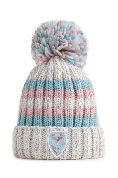 Swimzi - Hat - Reflective Super Bobble Hat - winter pastels