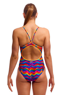 FUNKITA - Ladies Diamond Back One Piece - Plastic Fantastic