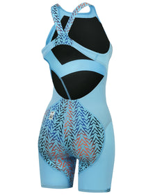 Speedo - Girls Kneeskin -  Fastskin LRZ Ignite - Blue/Red
