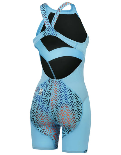 Speedo - Girls Kneeskin -  Fastskin LRZ Ignite - Blue/Red