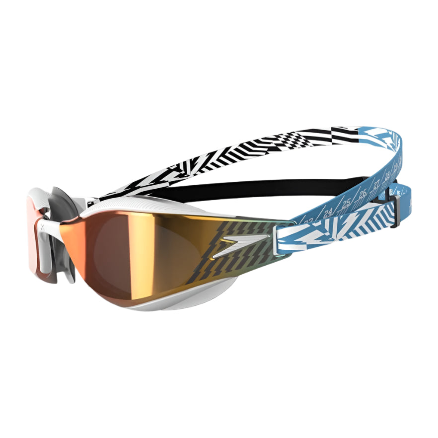SPEEDO - Goggles - Hyper Elite Mirror Goggles - Blue/Black