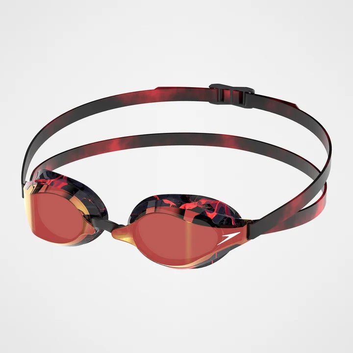 SPEEDO- goggles - Fastskin Speedsocket 2 Mirror Goggles - Limited Edition - Smoke/Crimson