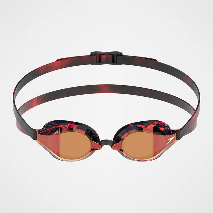 SPEEDO- goggles - Fastskin Speedsocket 2 Mirror Goggles - Limited Edition - Smoke/Crimson