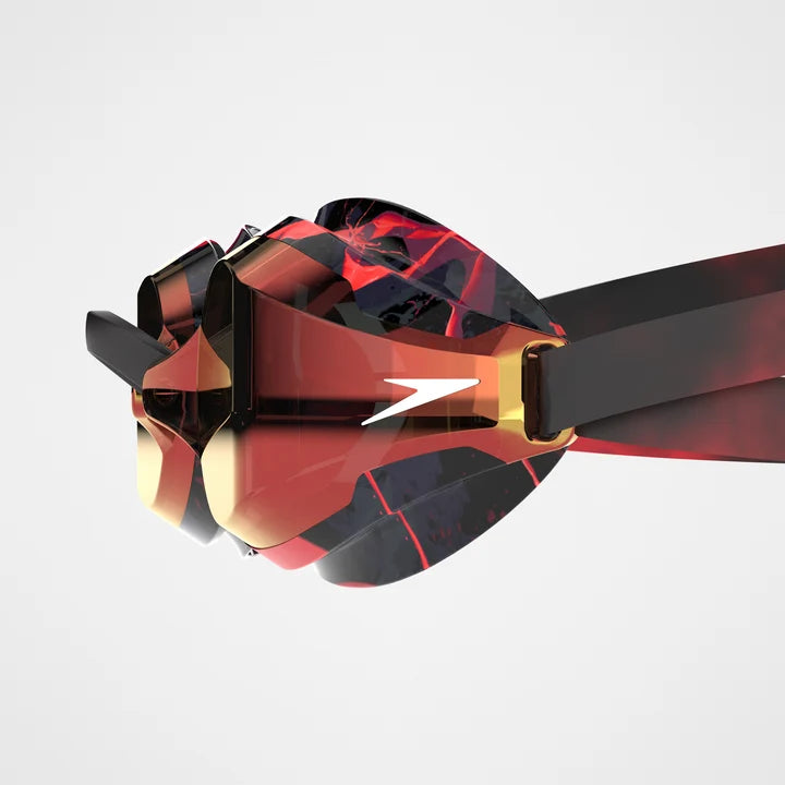 SPEEDO- goggles - Fastskin Speedsocket 2 Mirror Goggles - Limited Edition - Smoke/Crimson