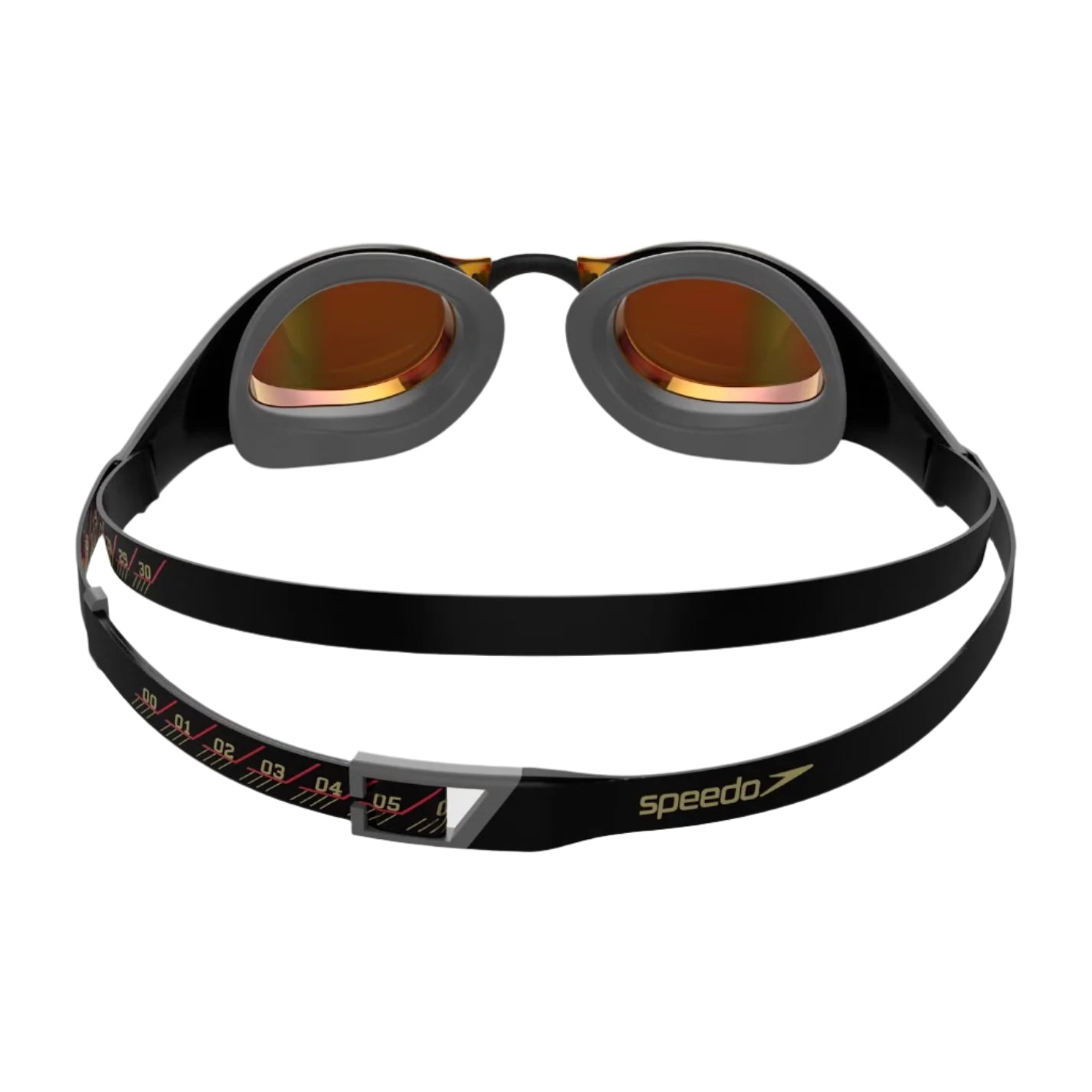 SPEEDO - Goggles - Fastskin Pure Focus Mirror Goggles -Black/Gold