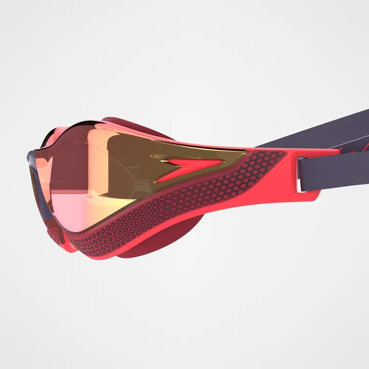 SPEEDO - Goggles - Fastskin Pure Focus Mirror Goggles -Red/Black
