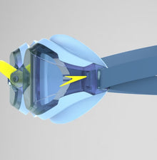 SPEEDO- Adult Fastskin Speedsocket 2.0 Mirrored Goggles Blue