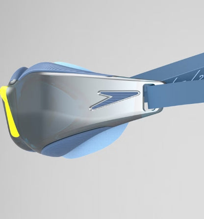 SPEEDO-Adult Fastskin Hyper Elite Mirrored Goggles Blue/Silver