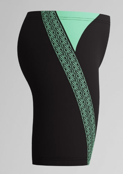 SPEEDO- Boys Hyperboom Splice Jammer Black/Green