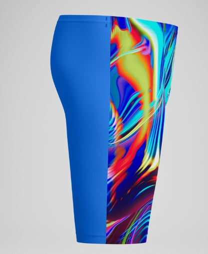 SPEEDO- Men's Fastskin LZR Pure Valor 2.0 Jammer Blue/Pink