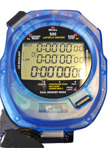 Sharks Performance Stopwatch Blue